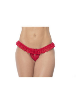 Culotte Ajourée en Dentelle Rouge 119RD Volume 2